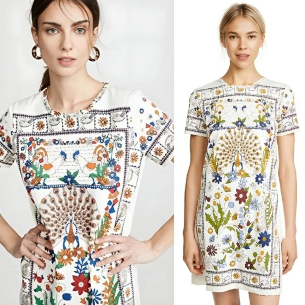 Tory Burch Peacock Meadow Kerry Dress - Picture 5 of 5